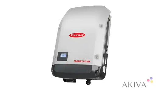 White Fronius Primo solar inverter with WLAN LAN Webserver for efficient energy management