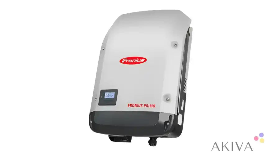 White Fronius Primo solar inverter for off-grid power solutions and campervan electrical systems