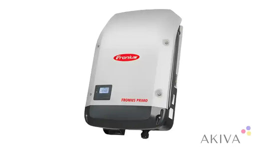 White Fronius Primo solar inverter with WLAN LAN and Webserver for efficient energy management