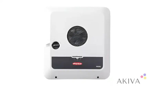 White solar inverter with circular vent for Fronius Primo GEN24 solar system