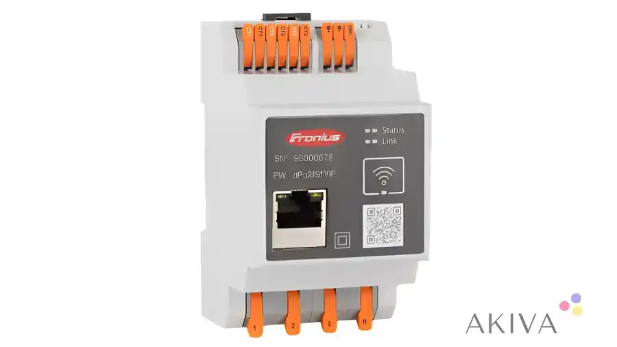 White Fronius data communication device for Fronius Smart Meter IP 4,204,110,347