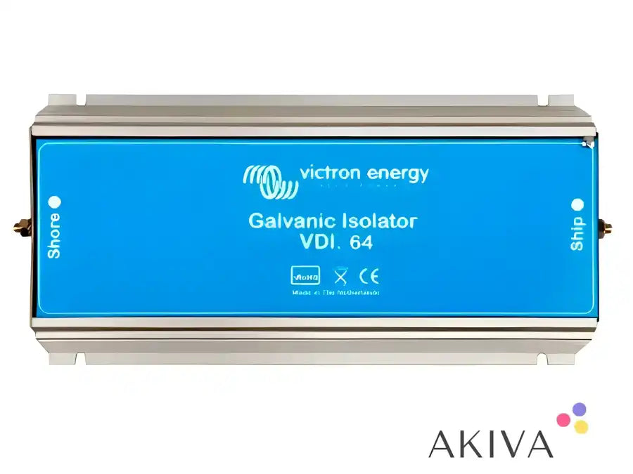 Blue Galvanic Isolator VDI-64 A displaying advanced corrosion protection features
