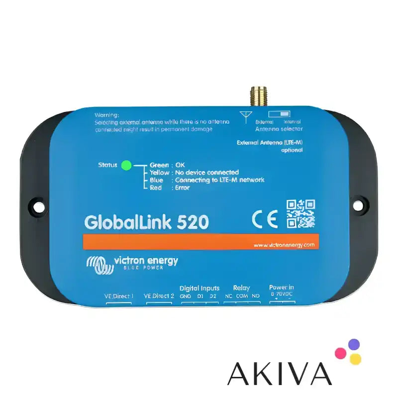 Blue GlobalLink 520 device for off-grid power solutions by Victron Energy Dealer Plymouth