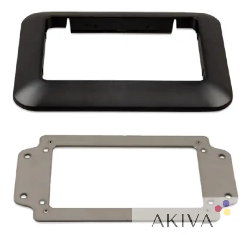 GX Touch 50 adapter for CCGX cut-out with black plastic radio mount