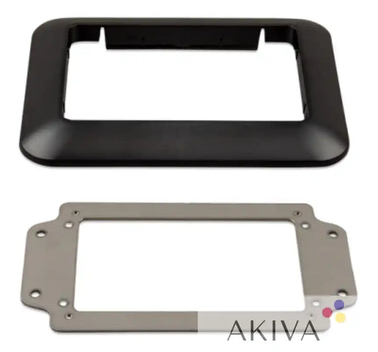 GX Touch 50 adapter for CCGX cut-out with black plastic radio mount