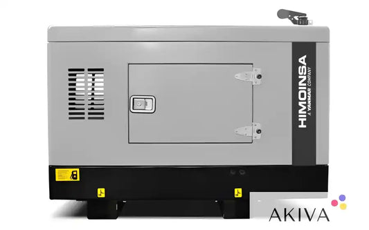 Grey Himoinsa HYW-9-M5 S5 230V generator with ventilation and 2-pole circuit breaker
