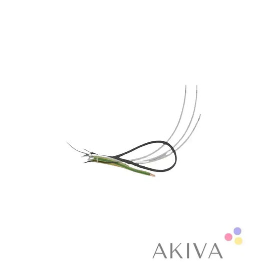 Green and black wired lash applicator for Kk. Cabling DC OVP Type 2 off-grid power solutions
