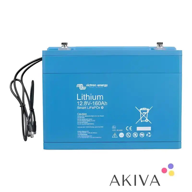 Blue Lithium LiFePO4 Battery 12.8V/160Ah Smart for Off-Grid Power Solutions