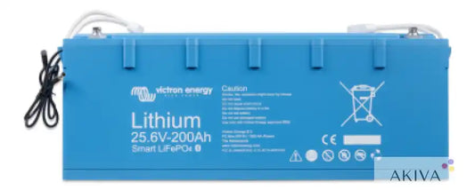 Victor Energy 25.6V 200Ah smart LiFePO4 battery for off-grid power solutions