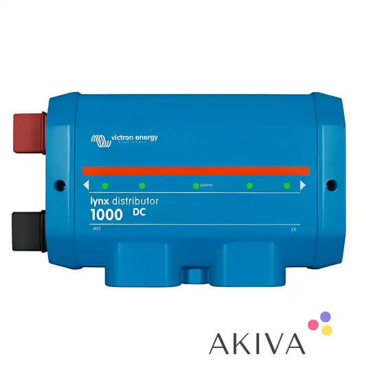 Blue Lynx Distributor with red and black terminals for off-grid power solutions