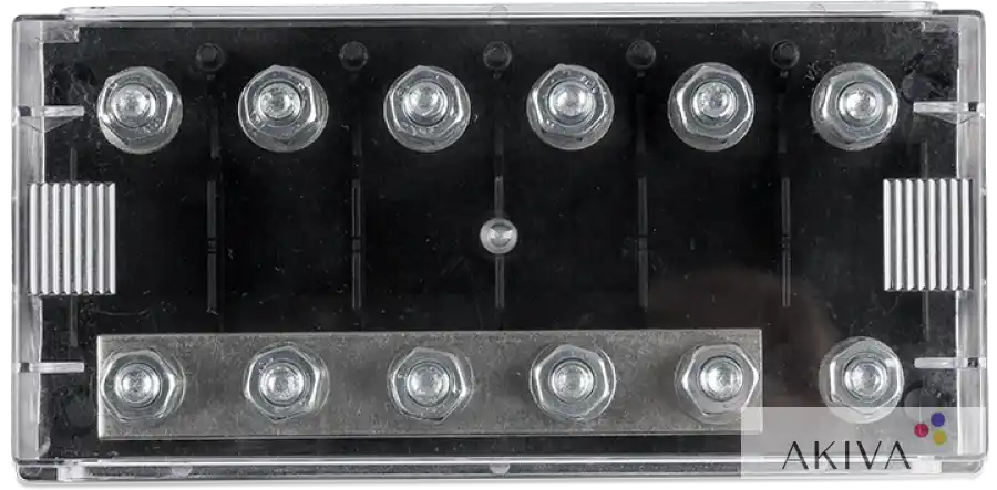 Electrical terminal block for MEGA-fuse 100A/80V package of 5 pcs