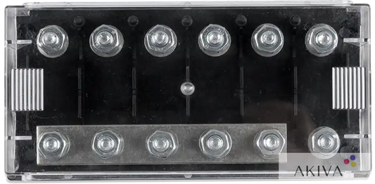 Electrical terminal block for MEGA-fuse 100A/80V package of 5 pcs