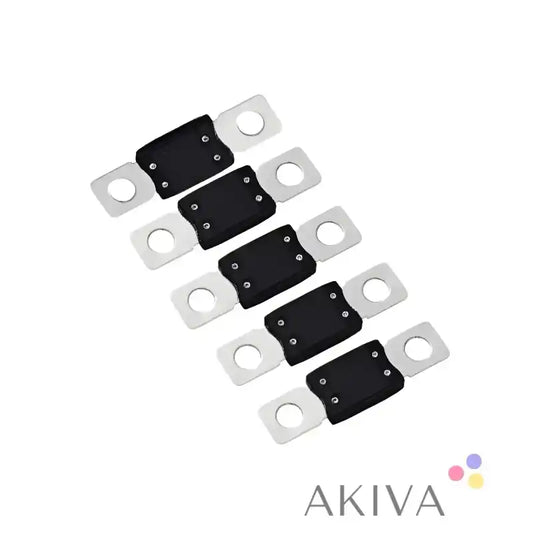Black and silver ANL fuses for Megafuse 125A/80V pack, high-quality 125a 80v fuse set