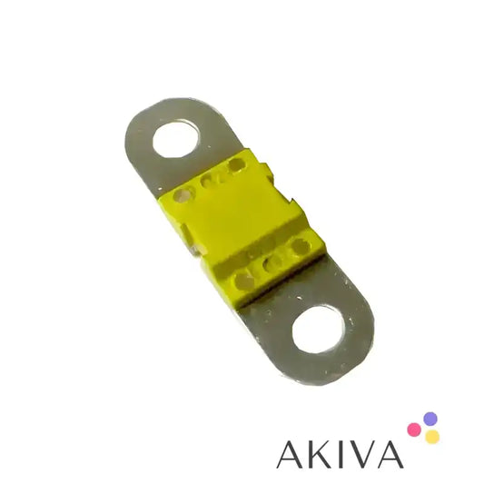 Yellow MIDI-fuse 125A/32V with metal terminals for automotive use, package of 5 pcs