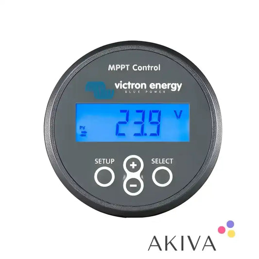Round digital display with buttons on MPPT Control for Off-Grid Power Solutions