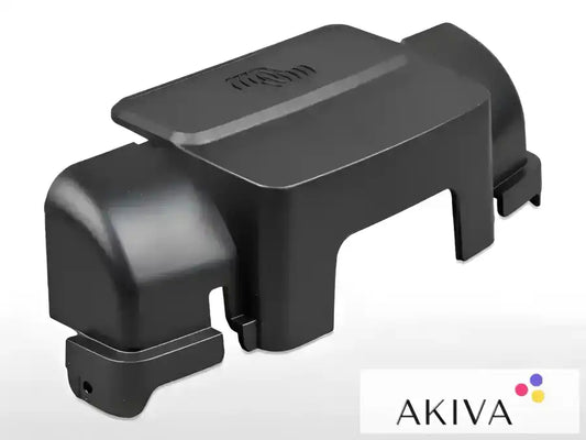 Black plastic protective cover for MPPT WireBox-S 100-15 ensuring durability and safety