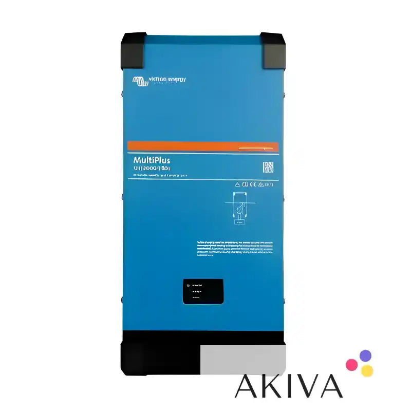 Blue and black MultiPlus 12/2000/80-32 230V VE.Bus for off-grid power solutions