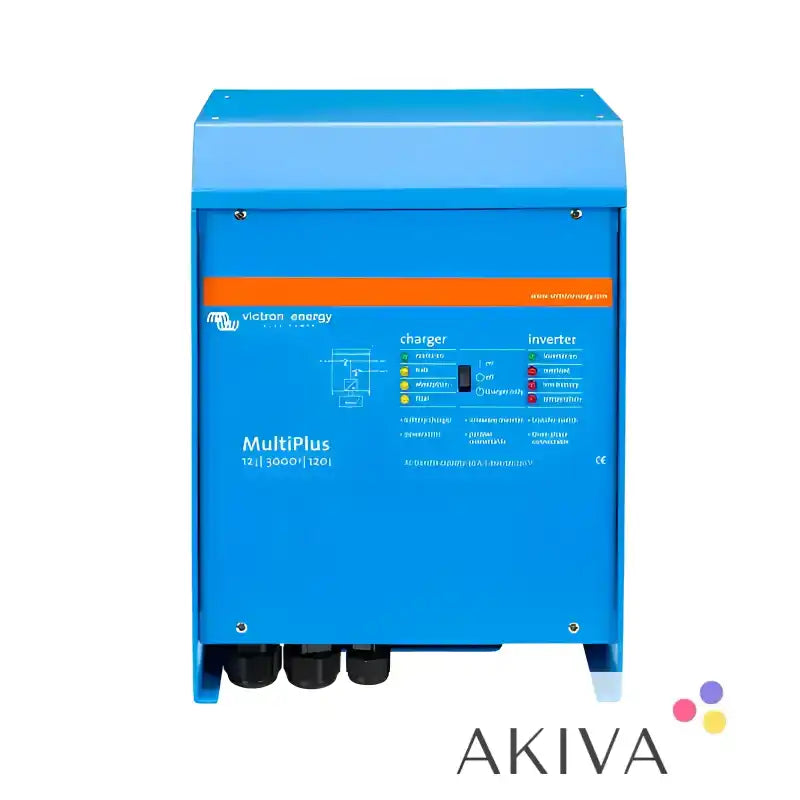 Blue Victron Energy MultiPlus 12/3000/120-16 230V inverter/charger for off-grid power solutions