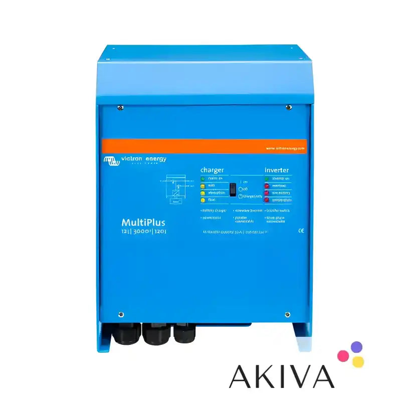 Blue Victron Energy MultiPlus 12/3000/120-50 230V inverter/charger for off-grid power solutions