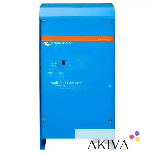 Blue Victron Energy MultiPlus Compact inverter/charger for off-grid power solutions 80-50 120V