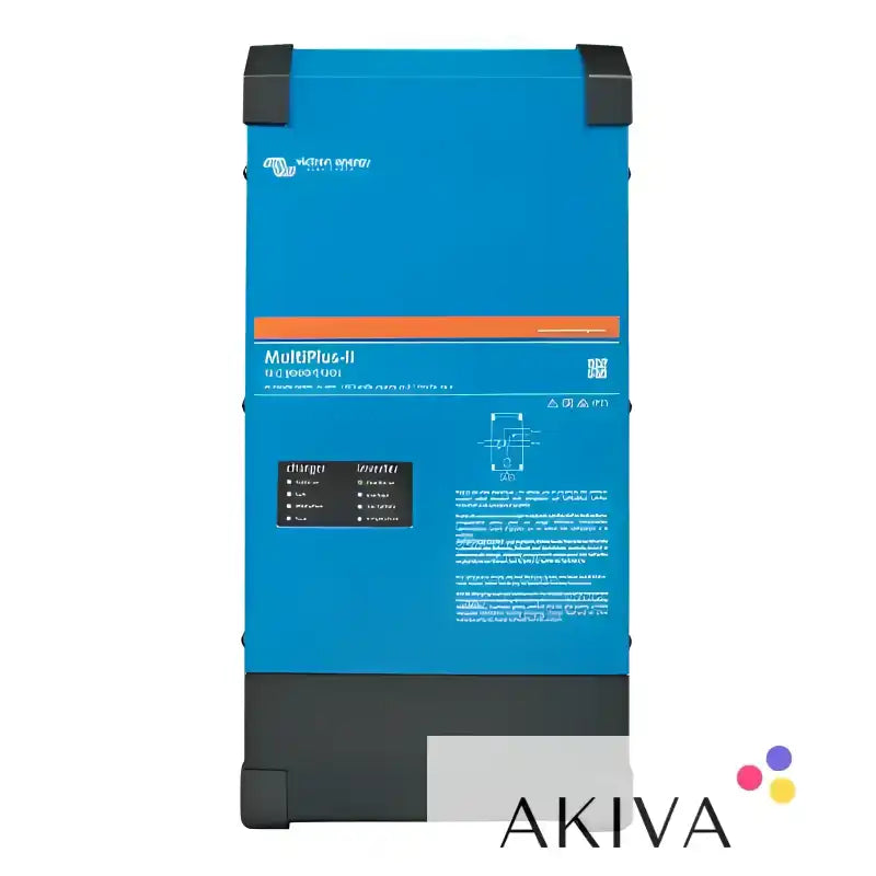 Blue and black MultiPlus-II inverter/charger for off-grid power solutions, 70-50 120V