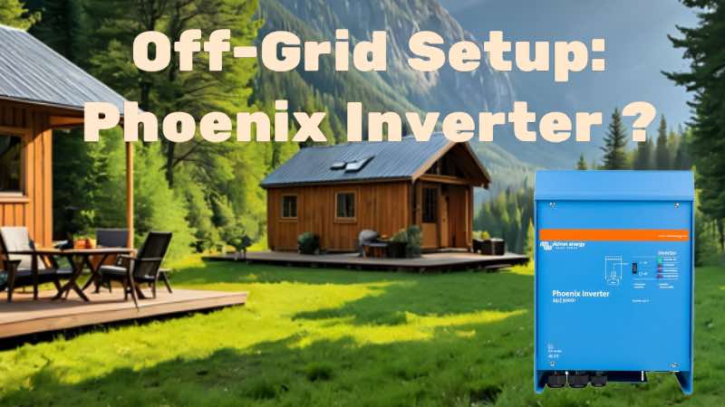 victron energy blue phoenix inverter pin243020000 used for an off grid lodge