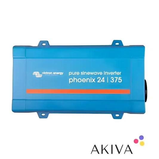 Blue Victron Phoenix Inverter PhInv24/375 for off-grid power solutions, DirectNEMA GFCI available