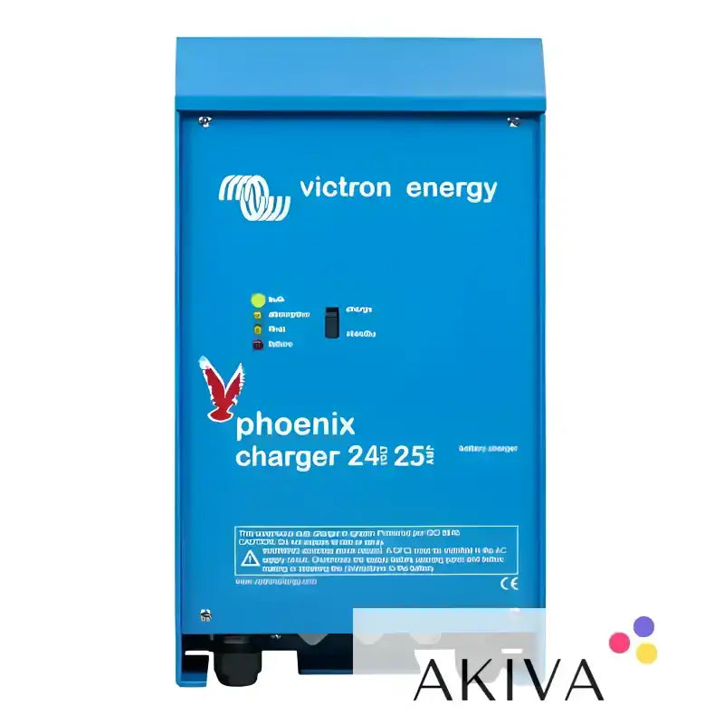 Blue Victron Energy Phoenix Charger 24/25 120-240V for off-grid power solutions