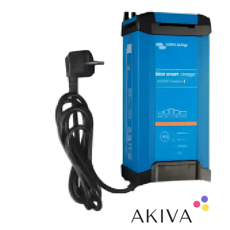 Blue smart battery charger with power cord for Phoenix Inverter 48/375 230V VE.Direct IEC