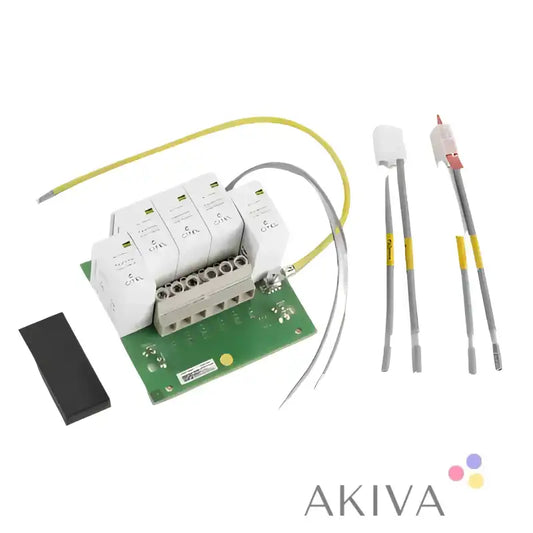 Surge protection device with wiring for retrofit DC OVP Type 1+2 in off-grid power solutions