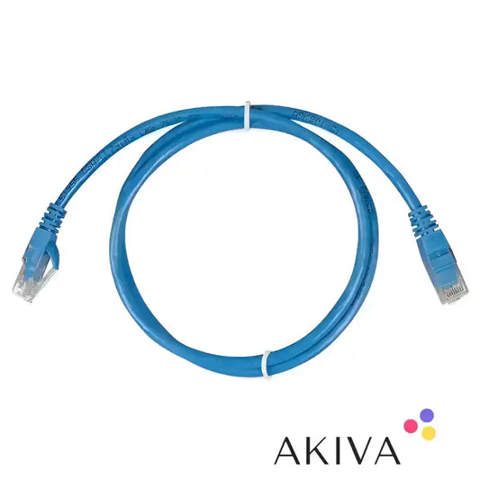 Blue Ethernet Cable for RJ45 UTP Cable 0.9 m, ideal for network connections and setup