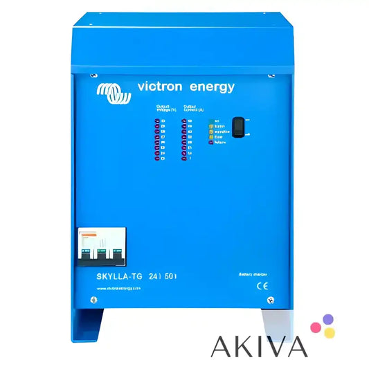 Blue battery charger from Skylla-TG 24/50(1+1) GL for off-grid power solutions 120-240V