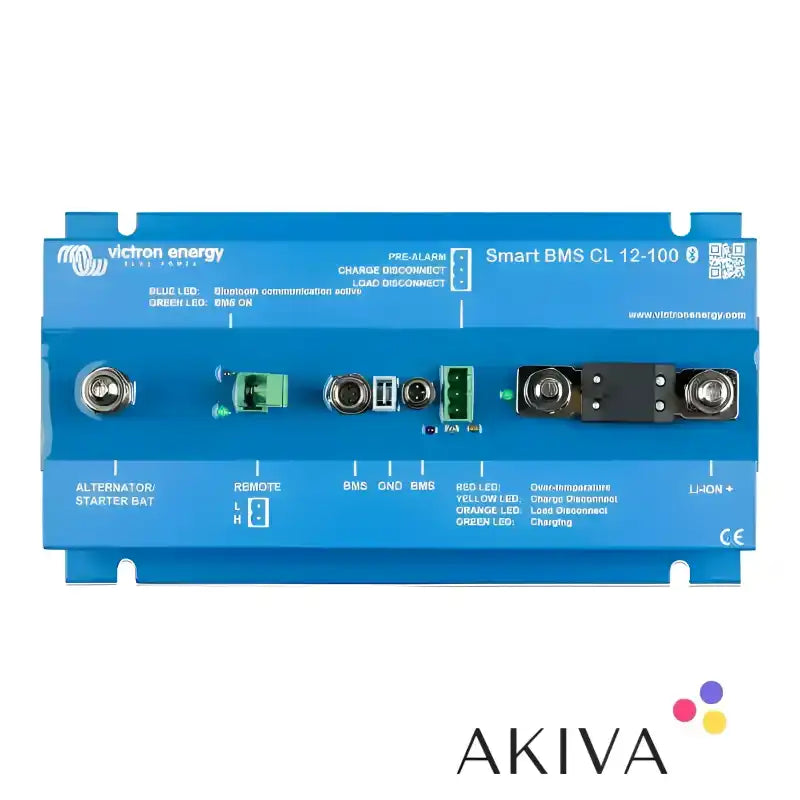 Blue Victron Energy Smart BMS CL 12-100 for efficient off-grid power solutions