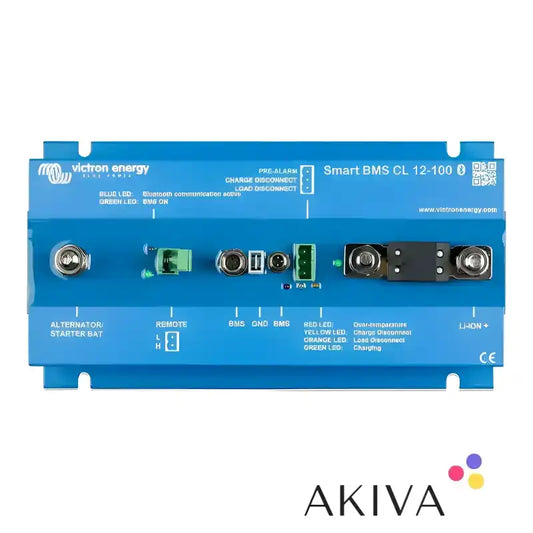 Blue Victron Energy Smart BMS CL 12-100 for efficient off-grid power solutions