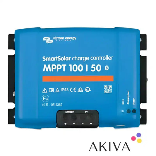 Blue SmartSolar charge controller for SmartSolar MPPT 100/50 by Victron Energy dealer Plymouth