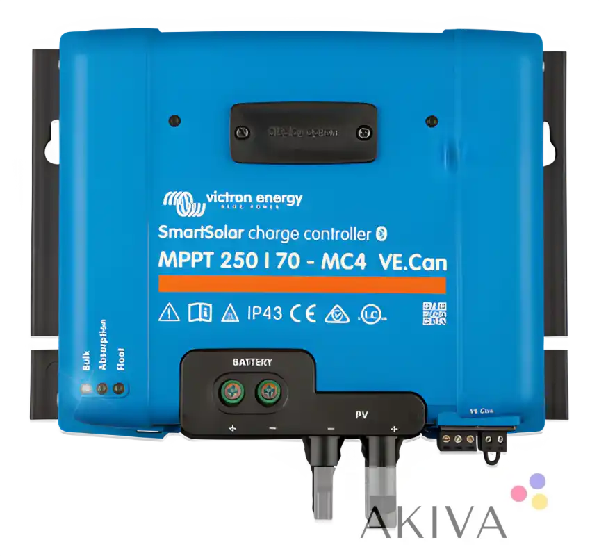 Blue Victron Energy SmartSolar MPPT 250/70 charge controller for off-grid power solutions