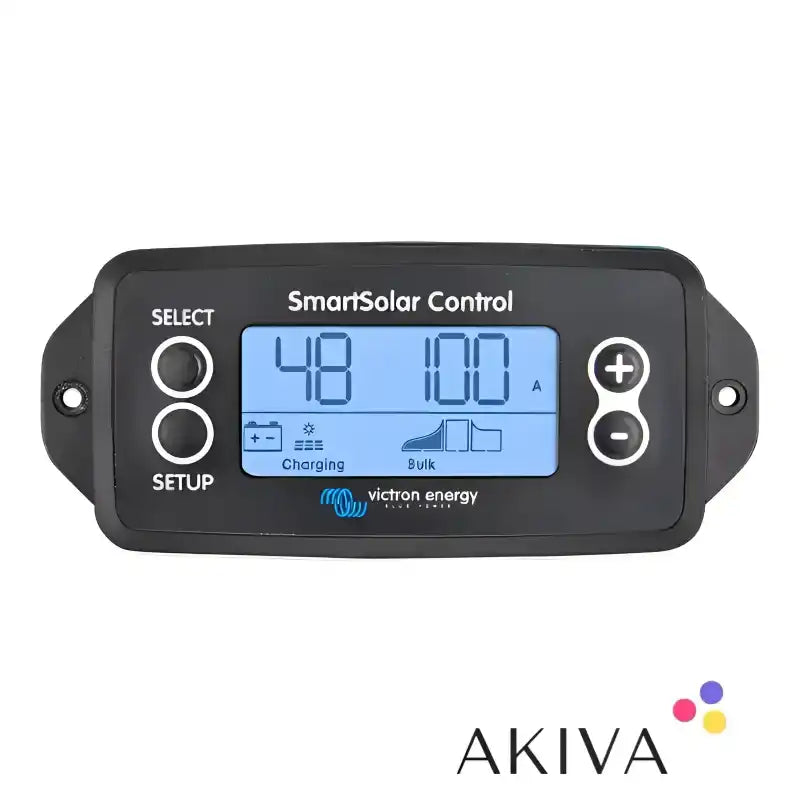 SmartSolar Control Panel on the SmartSolar Pluggable Display for efficient energy management