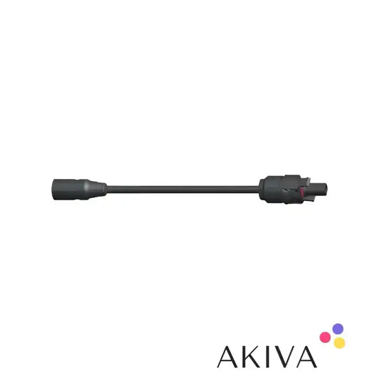 Black Solar Adapter Cable MC4 to MC3 F L=15cm for efficient solar energy connection