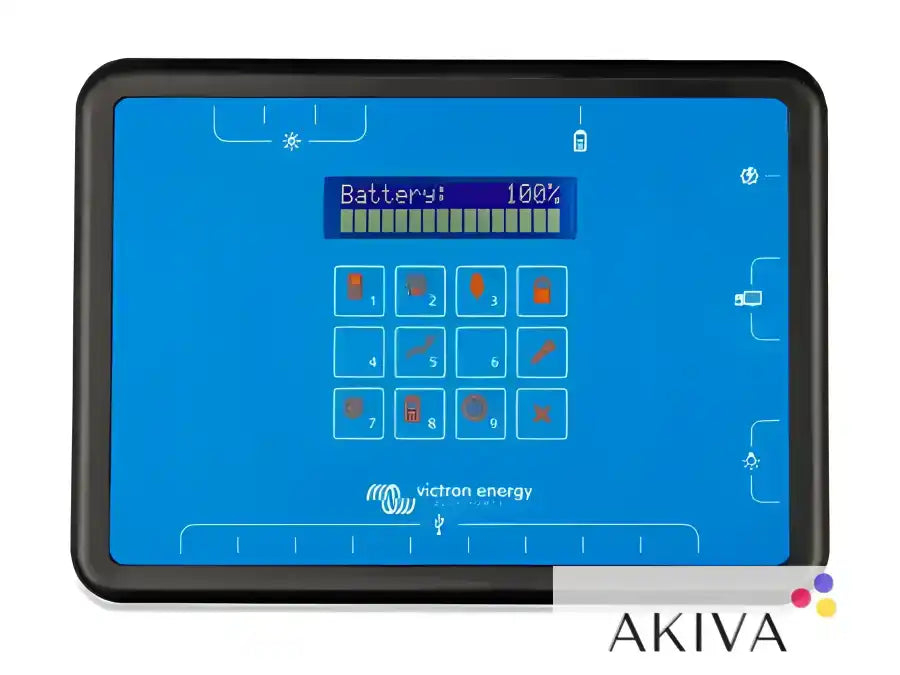 Victron Energy control panel with Solar cable for SHS 200 in off-grid power solutions