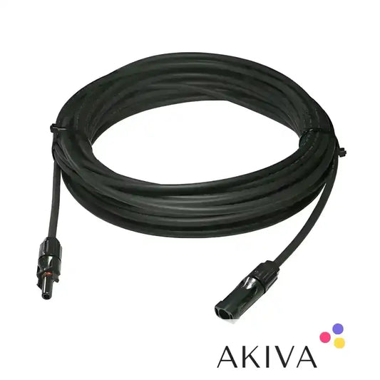 Black solar panel cable with MC4-M/F connectors, SolarCable L=1m 4sqmm specifications
