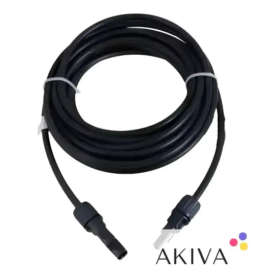 Black solar panel extension cable for Solarcable L=3m 6sqmm MC4-M/F connector