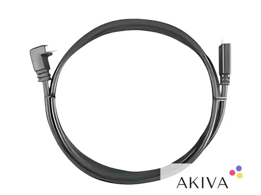 Black Optical Audio Cable for VE.Direct Cable 0.3m with Right Angle Conn for Off-Grid Power Solutions