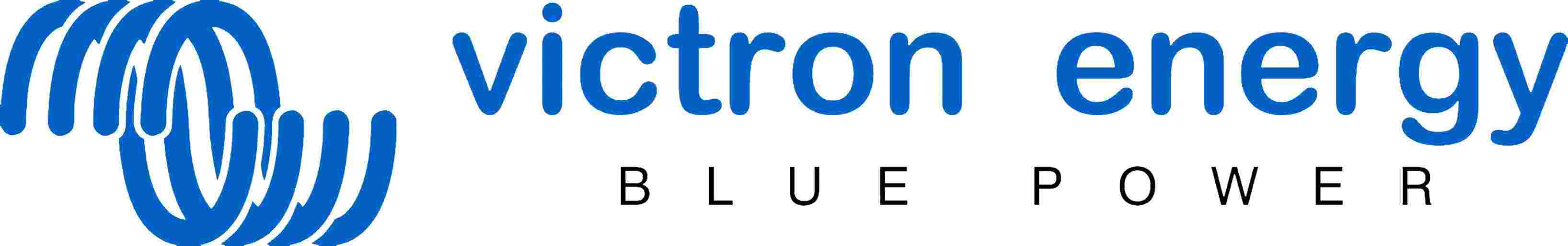 Victron Energy logo featuring the Victron Blue Smart Charger and battery technology