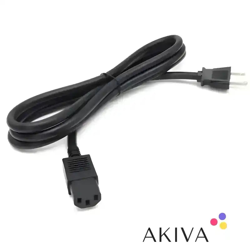 Black power cord for Mains Cord NEMA 5-15P, compatible with Skylla-S Charger 2m