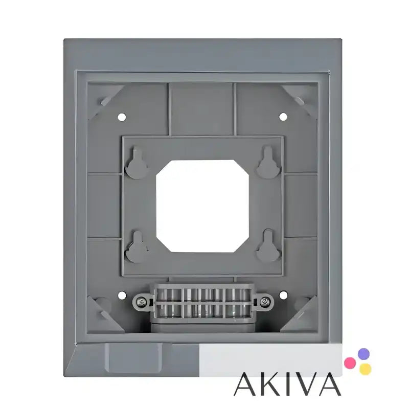 Gray plastic electrical box mounting plate for Wall Mounted Enclosure Color Control GX