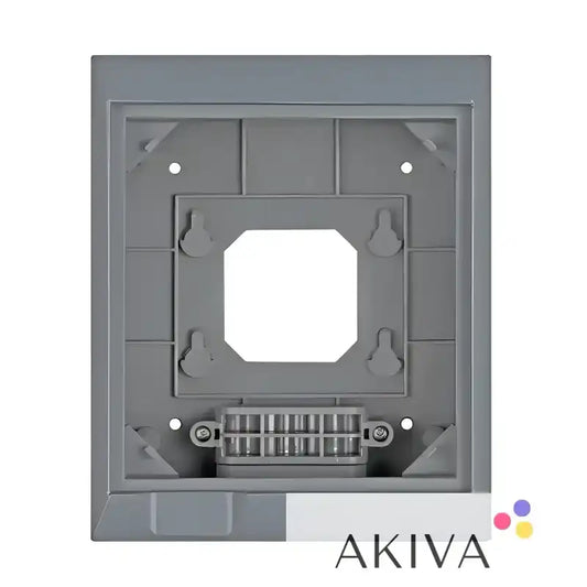 Gray plastic electrical box mounting plate for Wall Mounted Enclosure Color Control GX